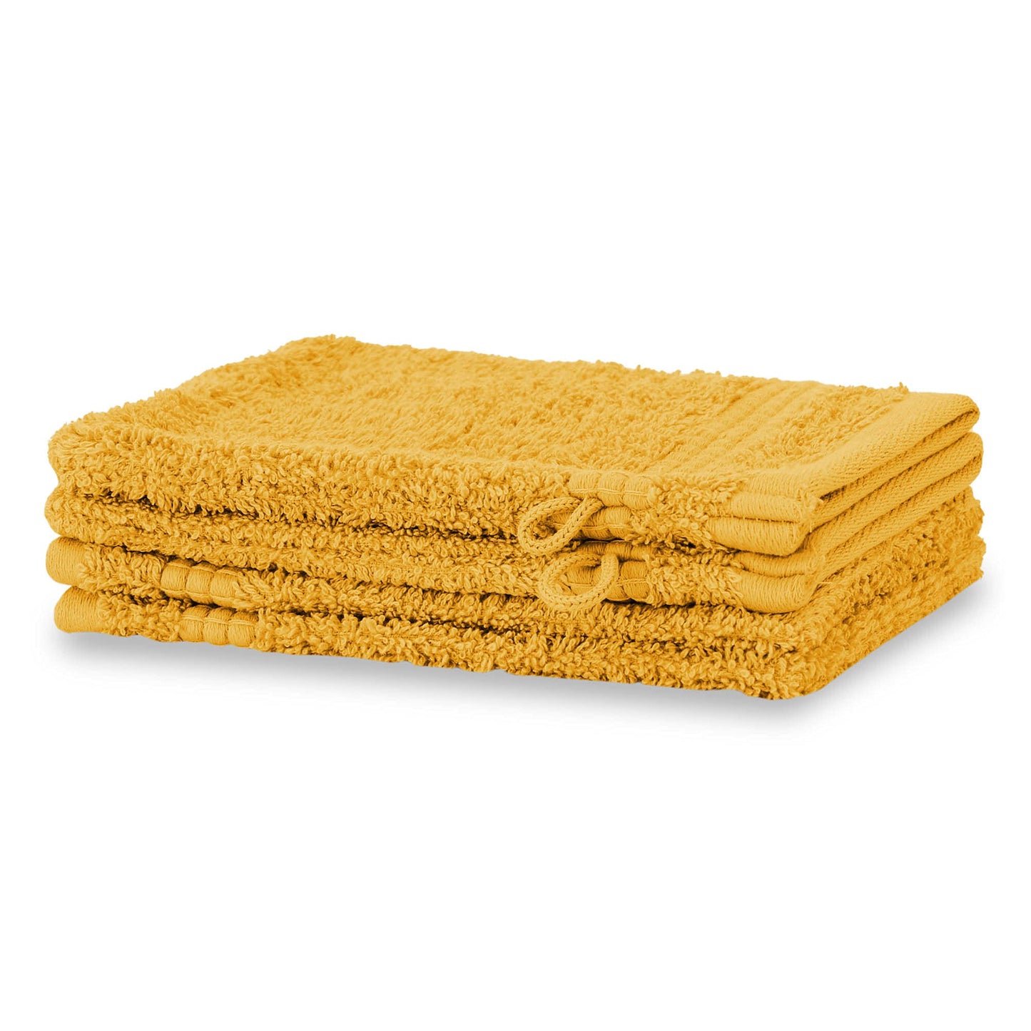 Merana Rome Washcloth Set Absorbent Soft and Lint- Terry Wash Gloves Luxury Quality Heavy Organic Cotton 590 GSM