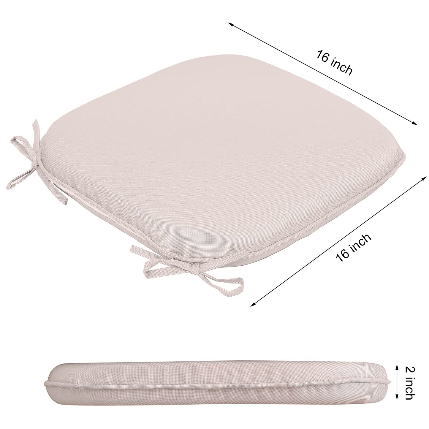 RACE LEAF Garden Chair Cushions,Chair Pads,Seat Pads for Dining Chairs,Cover Indoor Outdoor Seat Pad Cushions,for Your Living Room, Patio,Car,And More