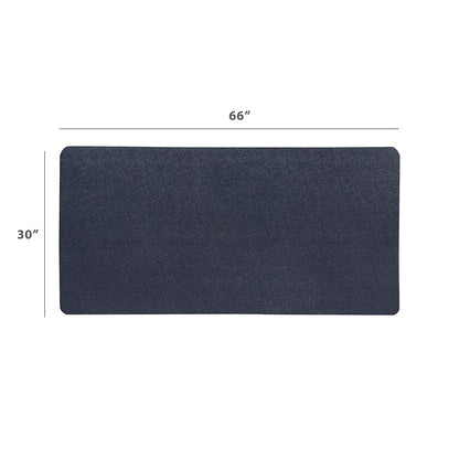 MOTIONTEX Exercise Equipment Mat for Under Treadmill, Rowing Machine, Elliptical Machine, Fitness Equipment, Home Gym Floor Protection, 30" x 66",