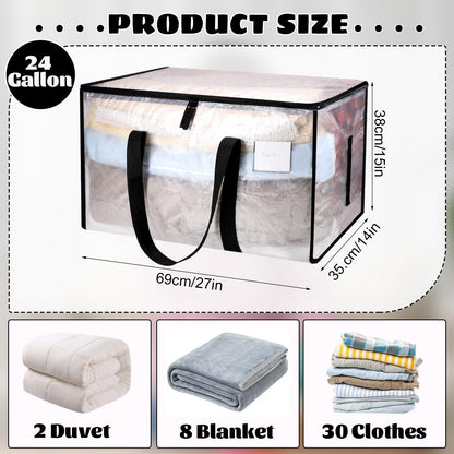 Dntorx 10 Pack 90L Moving Bags Heavy Duty Storage Bag Dorm Moving Essential