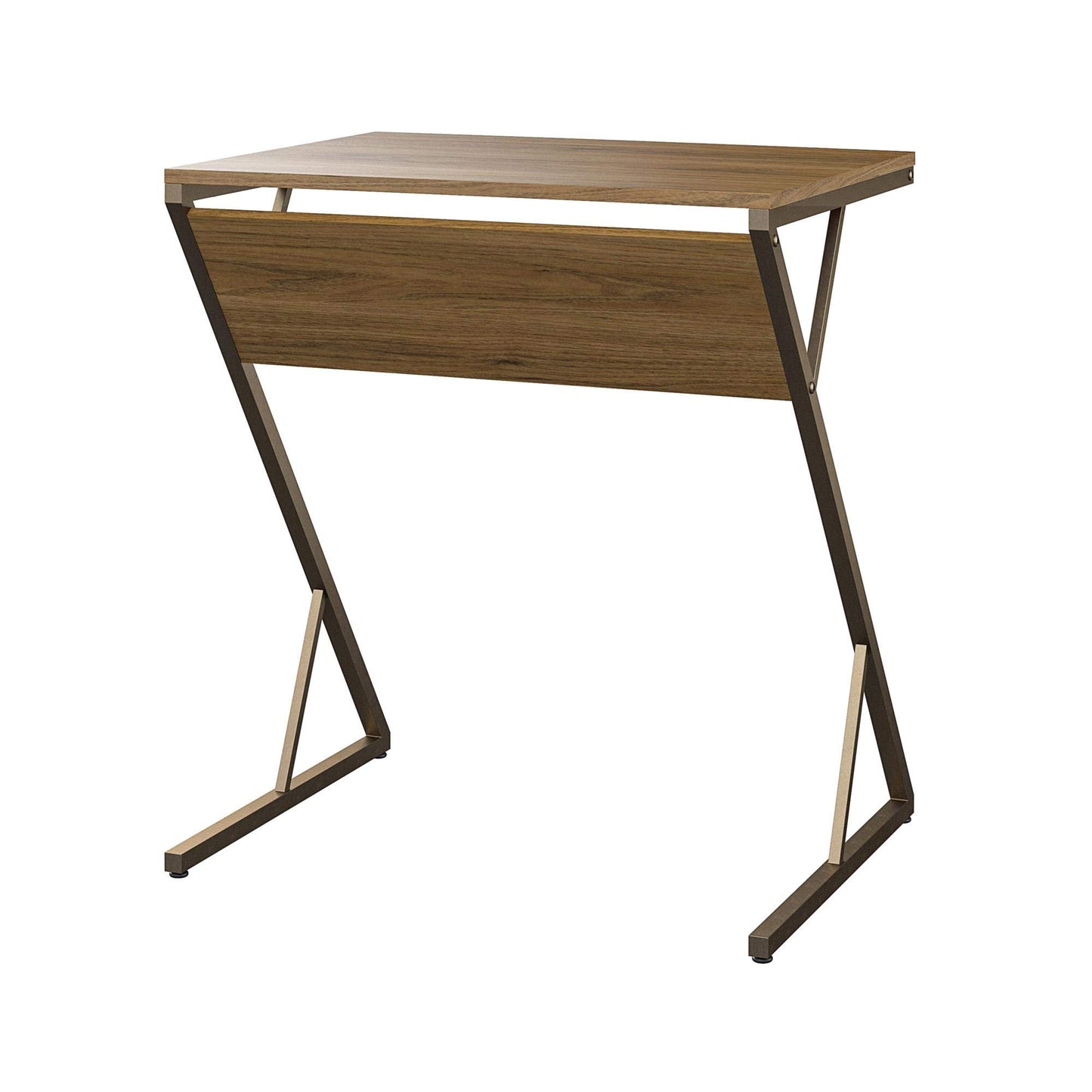Novogratz Regal Accent Table Walnut Look