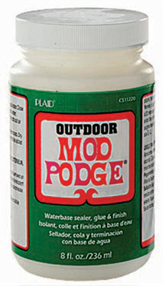 Mod Podge, Water-based Sealer, Glue and Finish, Indoor and Outdoor Safe Formula, CS11220, Clear Finish, 236 ml Bottle