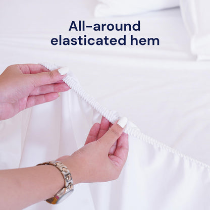 Sheet Story Waterproof Small Double Mattress Protector - 40cm Deep Pocket - Bamboo Fabric, Hypoallergenic and Terry Mattress Protector Small Double