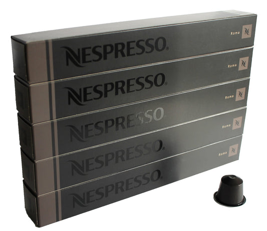 50 Roma Nespresso Capsules Espresso Lungo Nestle