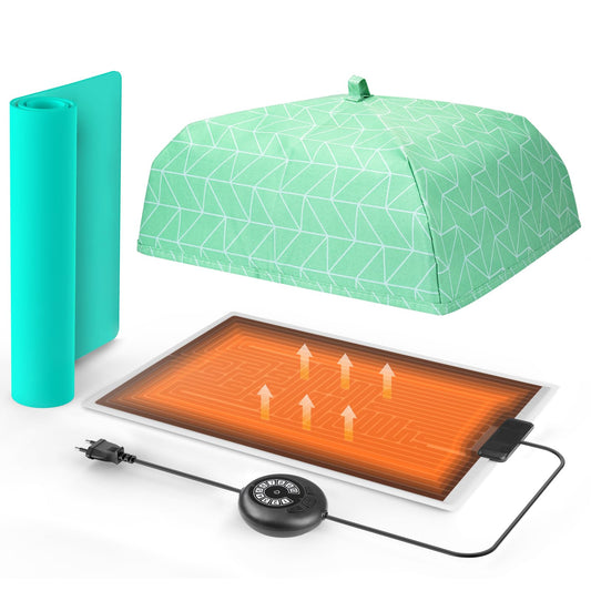 ISTOYO Resin Heating Mat, Resin Molds Heating Pad, Resin Curing Machine, Epoxy Resin Dryer with Time Adjustment Function for Epoxy Molds, Resin