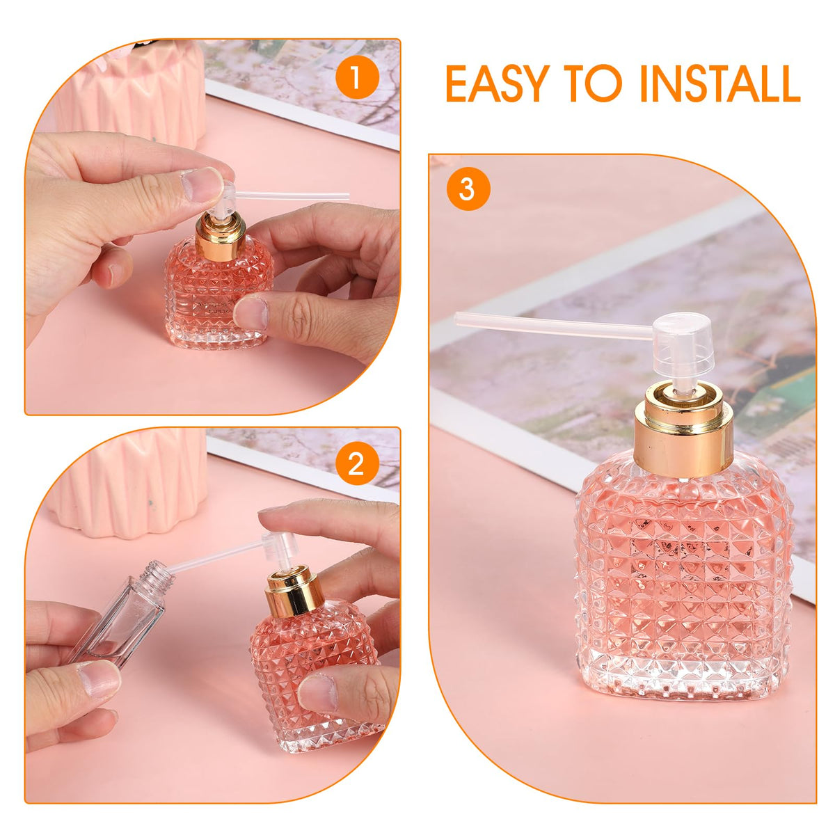 30 Pcs Perfume Refill Pumps with Leak-Proof Design, Dispenser Pumps Transfer Tool for Toners Conditioning Water