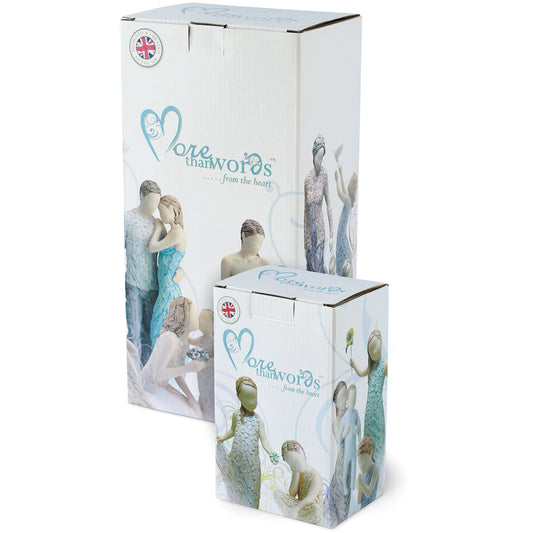 More Than Words Happy Anniversary Figurine by Arora Design Ltd, Red, 11 inches