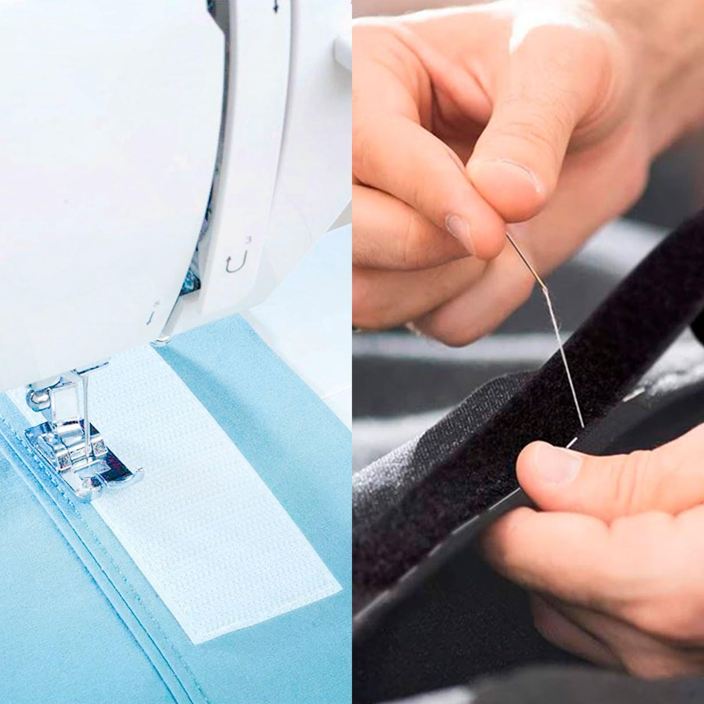 MARARDI Belcro Tape [Black] for Sewing Double-Sided [25 Metres x 40 mm] Hook and Loop [Non-Adhesive] Extra Strong and Durable Strips for Clothing