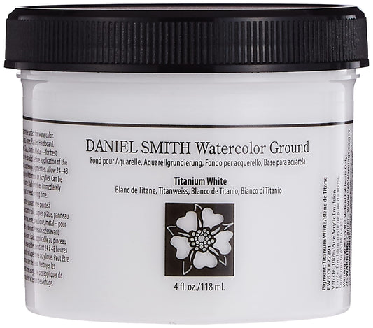 DANIEL SMITH 284055002 Watercolor Ground, 4 oz, Titanium White
