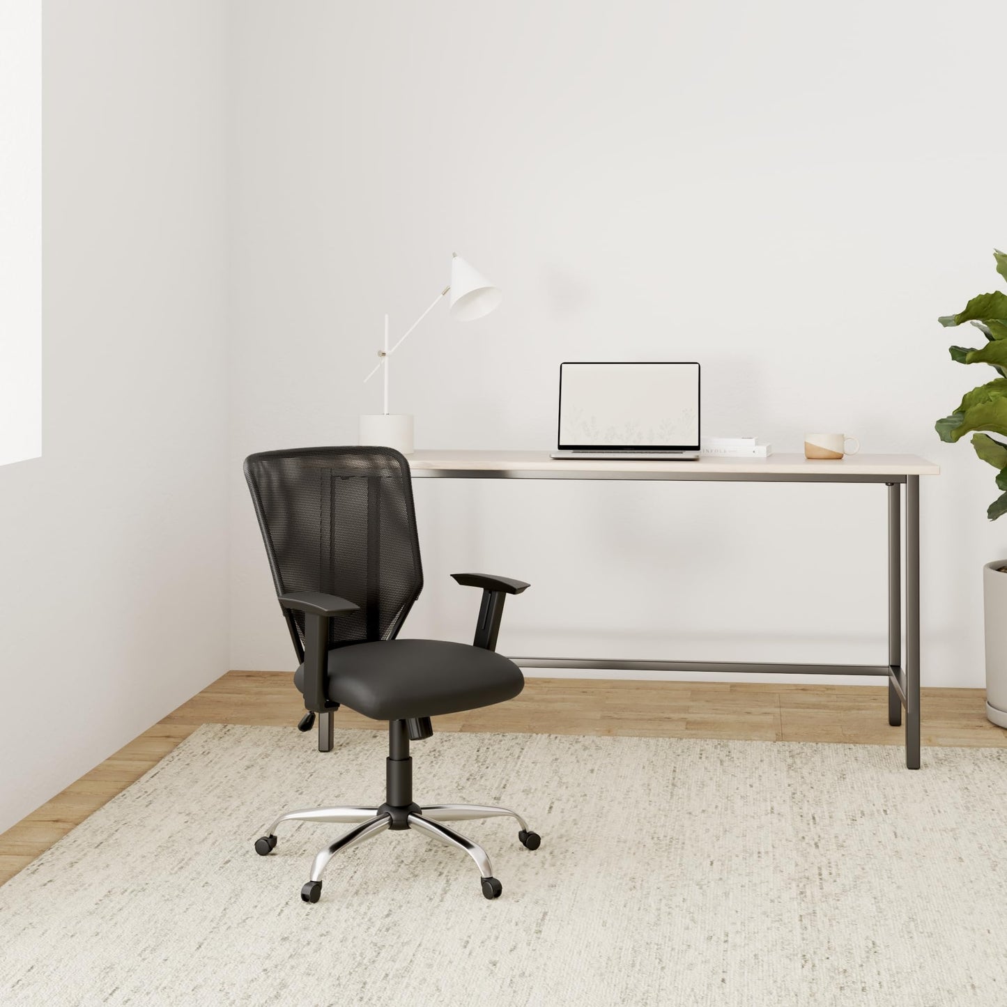 Office Hippo Desk Chair, Ergonomic Contemporary Office Chair, Highly Adjustable For Extra Comfort With Moulded Seat