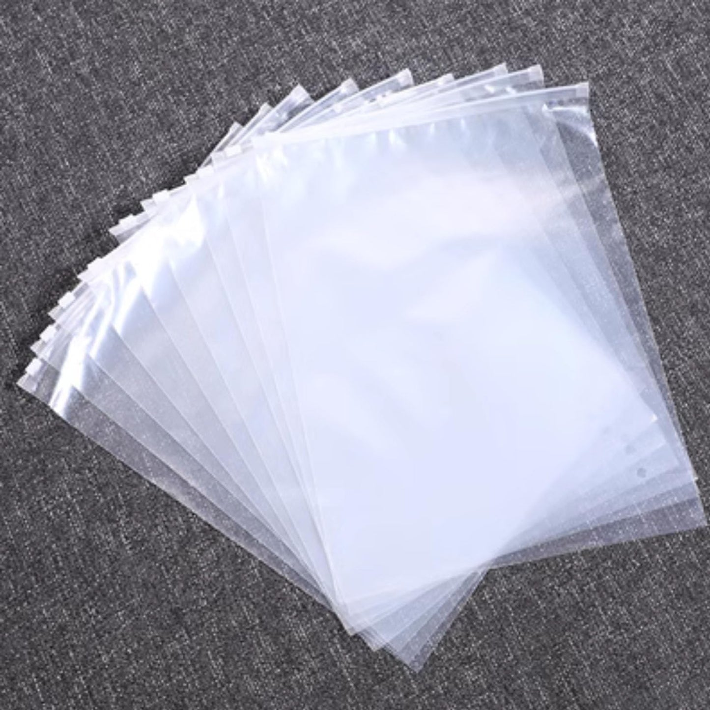 ATB-Foger 30Pcs Transparent Resealable Bag Reusable Zip Lock Bags Perforated Ziploc Bags for Clothes, Shoes, Cosmetics 40 x 30cm