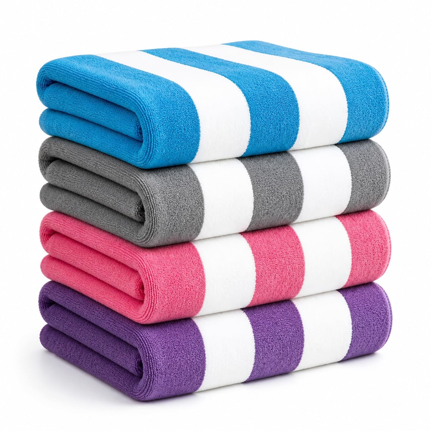 Whale Flotilla 4 Pack Microfibre Large Quick Dry Beach Towels