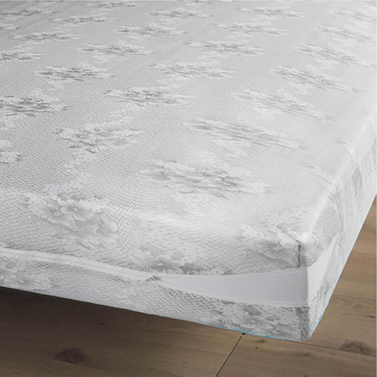 douceur d'intérieur, Rena Mattress 90 x 190 cm Grey Stretch Mesh