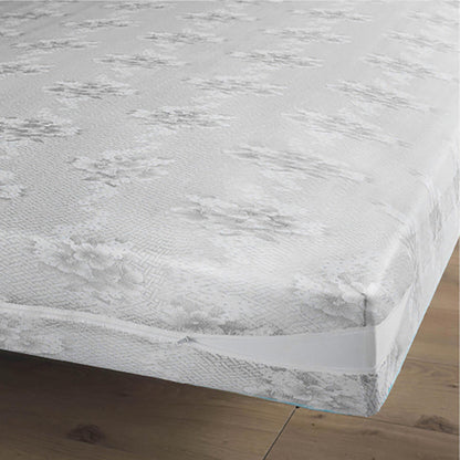 douceur d'intérieur, Rena Mattress 90 x 190 cm Grey Stretch Mesh