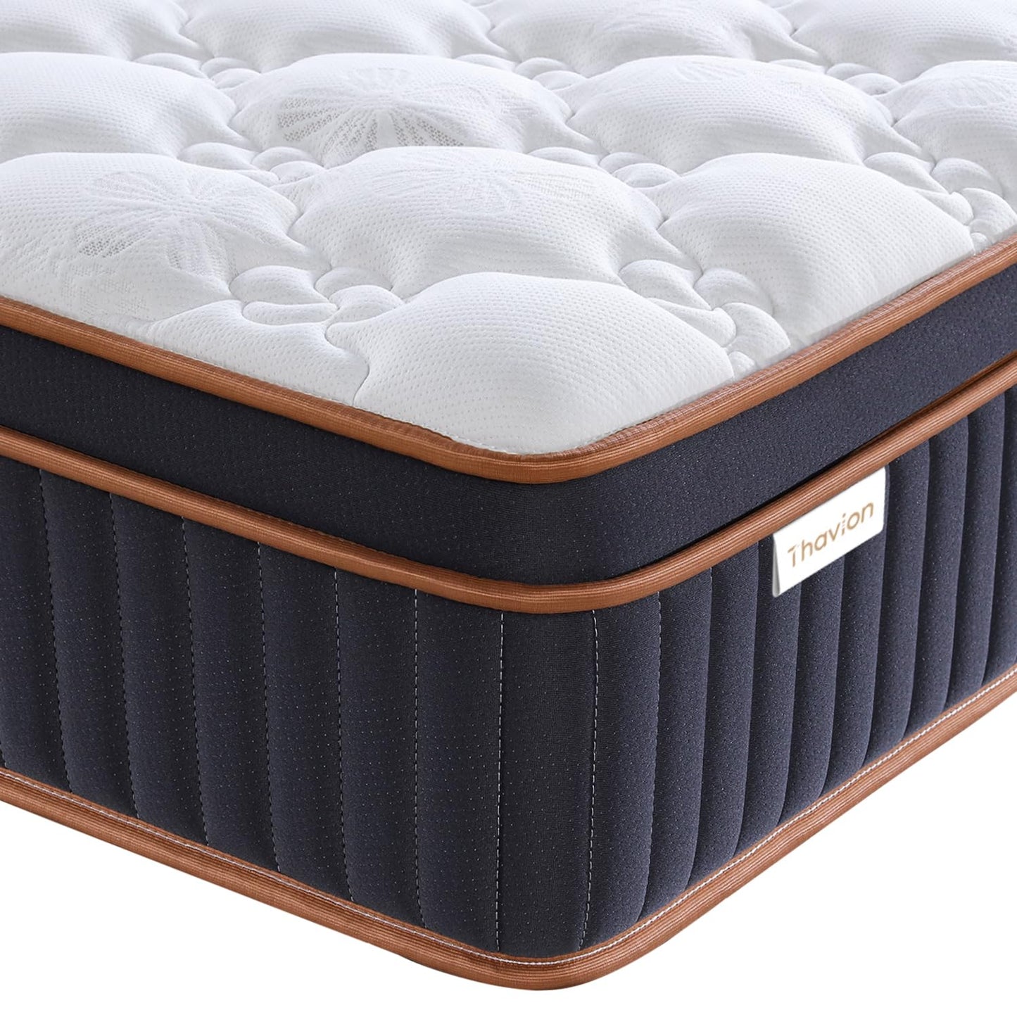 Thavion 3FT Single mattress, 12inch Single hybrid memory foam mattress,9-zone design with pocket springs and orthopaedic support