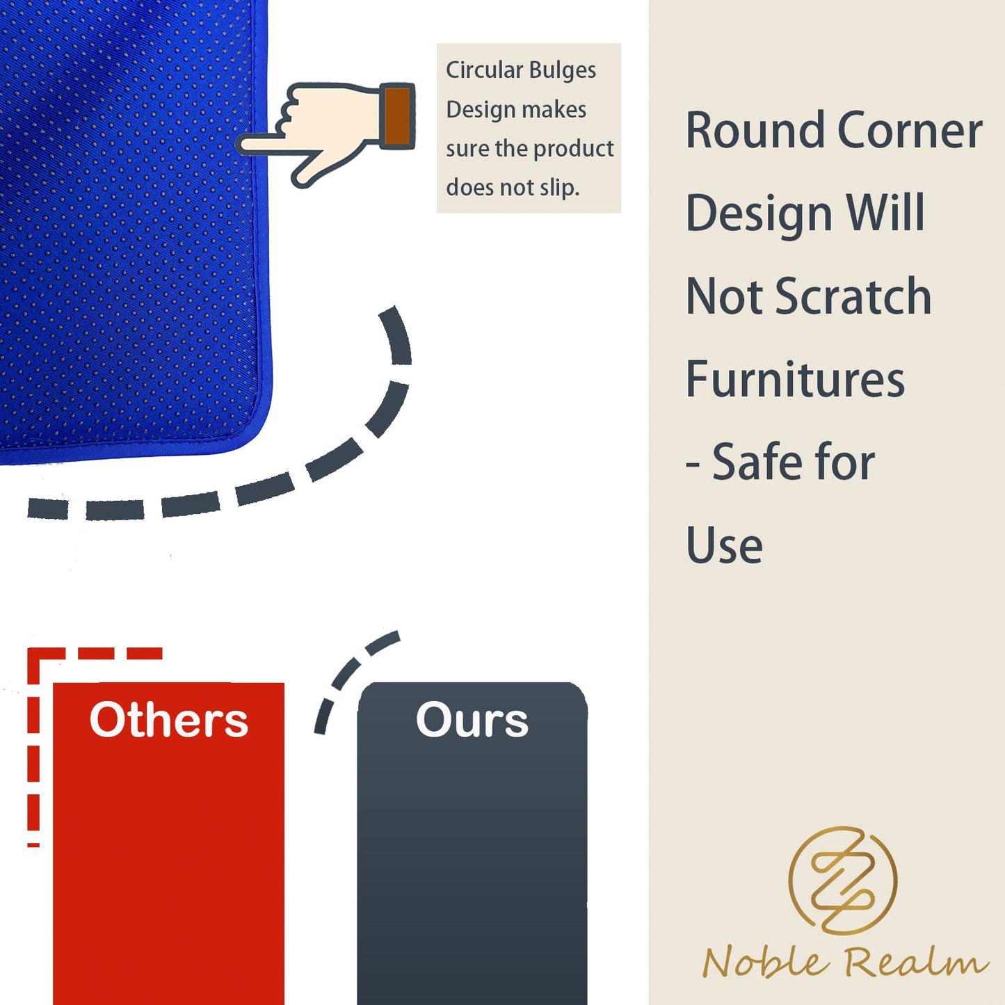 NobleRealm® 𝗫𝗟 𝗟𝗮𝗿𝗴𝗲𝗿 & 𝗧𝗵𝗶𝗰𝗸𝗲𝗻 | 𝑺𝒂𝒈𝒈𝒊𝒏𝒈 𝑪𝒐𝒖𝒄𝒉 𝑪𝒖𝒔𝒉𝒊𝒐𝒏 𝑺𝒖𝒑𝒑𝒐𝒓𝒕 𝑩𝒐𝒂𝒓𝒅 | Heavy Duty Frame & Machine-Washable & Non-Slip (173 x 60 cm)