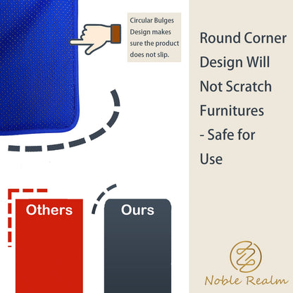 NobleRealm® 𝗫𝗟 𝗟𝗮𝗿𝗴𝗲𝗿 & 𝗧𝗵𝗶𝗰𝗸𝗲𝗻 | 𝑺𝒂𝒈𝒈𝒊𝒏𝒈 𝑪𝒐𝒖𝒄𝒉 𝑪𝒖𝒔𝒉𝒊𝒐𝒏 𝑺𝒖𝒑𝒑𝒐𝒓𝒕 𝑩𝒐𝒂𝒓𝒅 | Heavy Duty Frame & Machine-Washable & Non-Slip 173 x 60 cm