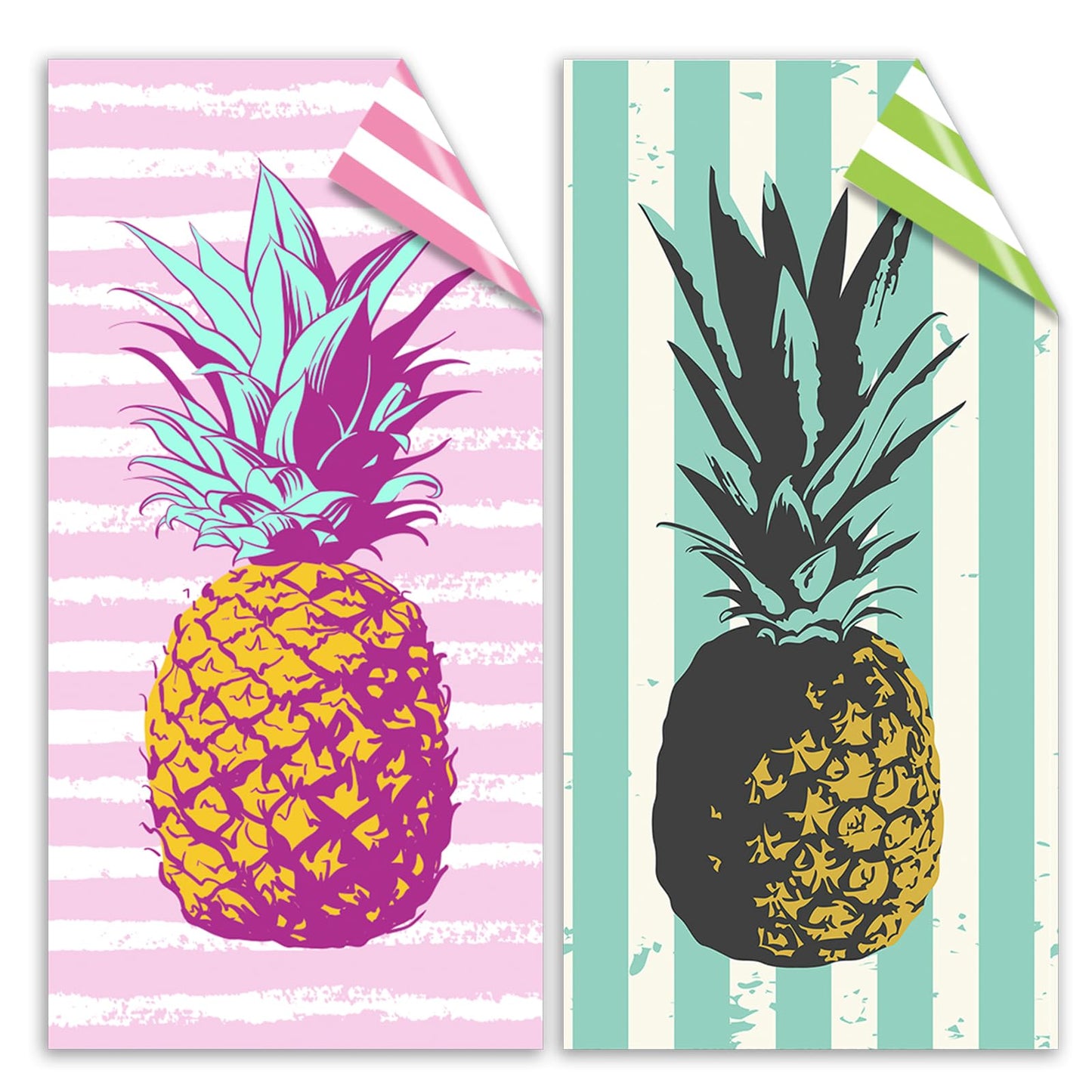 Microfibre Beach Towels for Adults - 1 Pack 180x90cm Microfibre Towel