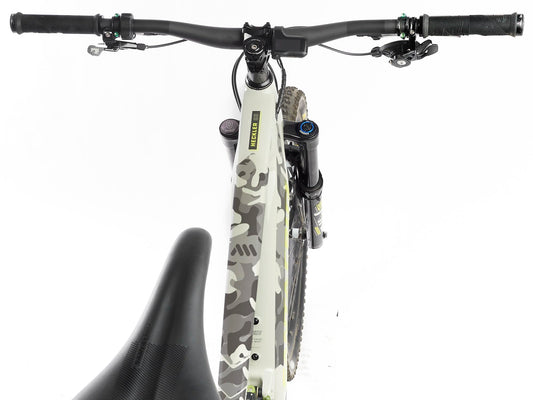 All Mountain Style Unisex's AMSFG5CLSV Honeycomb High Impact Frame Guard XXL ? Protects Your Bike from Scratches and dings, Clear/Camo