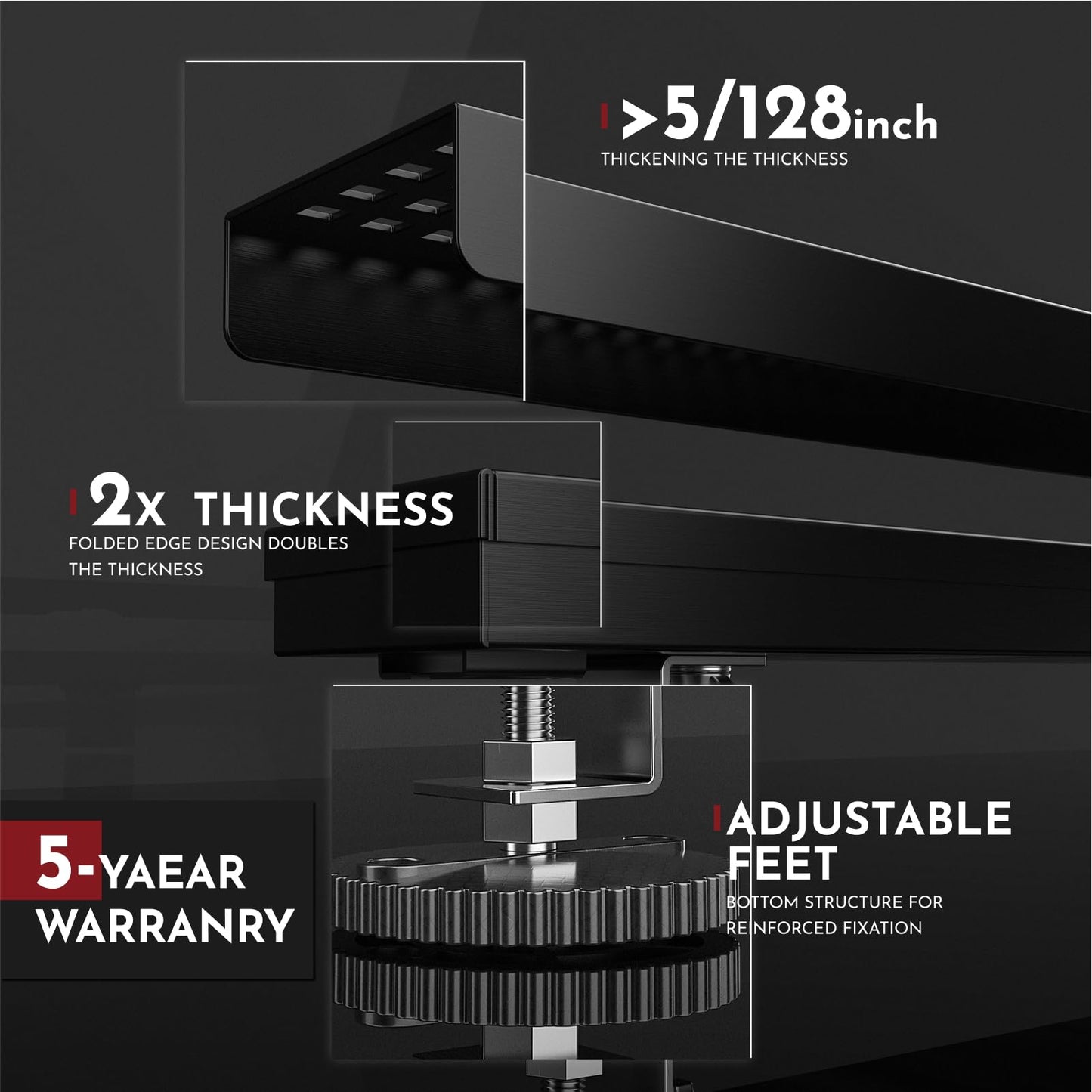 WEBANG 24 Inch Rectangular Linear Shower Floor Drain With Accessories,Quadrato Pattern Grate Removable,Food-grade SUS 304 Stainless