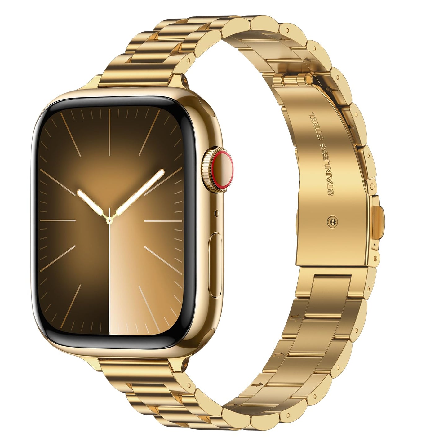 Tasikar Thin Metal Band Compatible with Apple Watch Band 42mm(Series 11/10) 41mm 40mm 38mm Women Stainless Steel Replacement Strap Compatible with