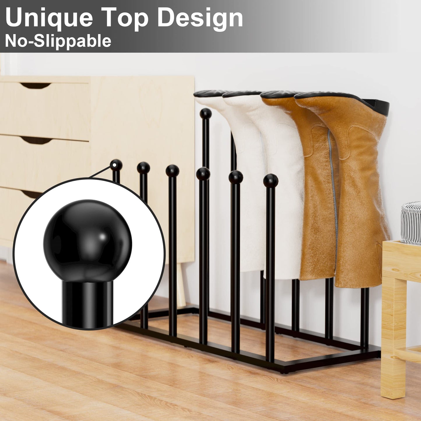 pickpiff Free Standing Shoe Rack - Black Metal Shoe Storage, Shoe Racks Storage for Dorm Room, Closet, Entryway, Bedroom, Patio Outdoor, Hallway