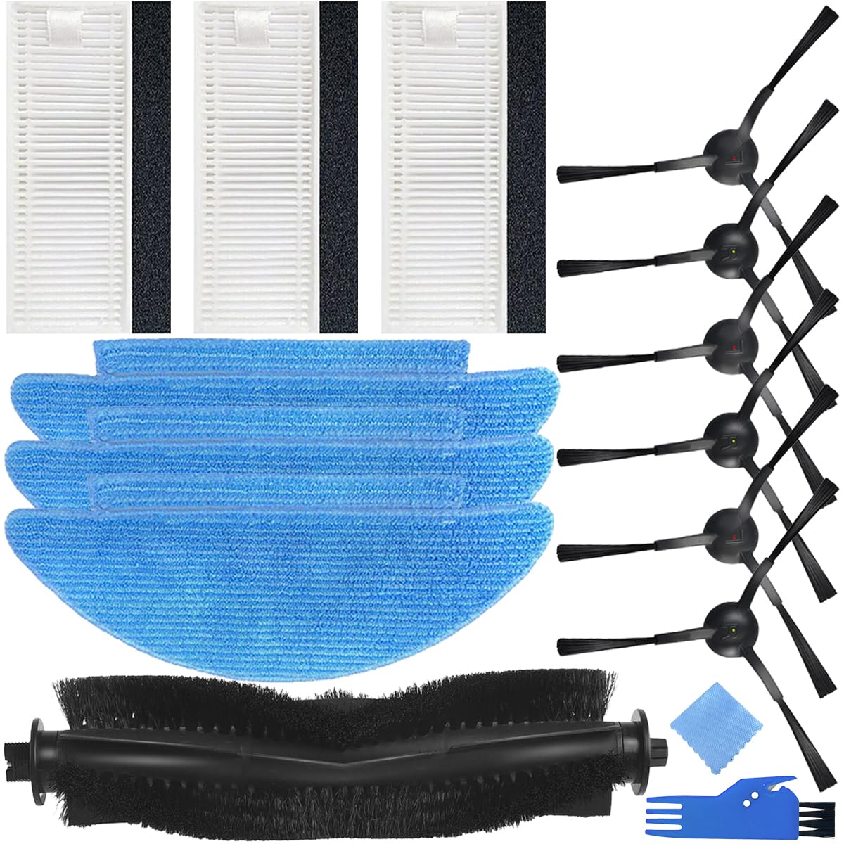 EATBALE Accessories Kit Replacement for Lubluelu SL60D for LaResar L6 Nex for HONITURE Q6 SE for Tikom L9000 Robot Vacuum Cleaner Parts, 1 x Main