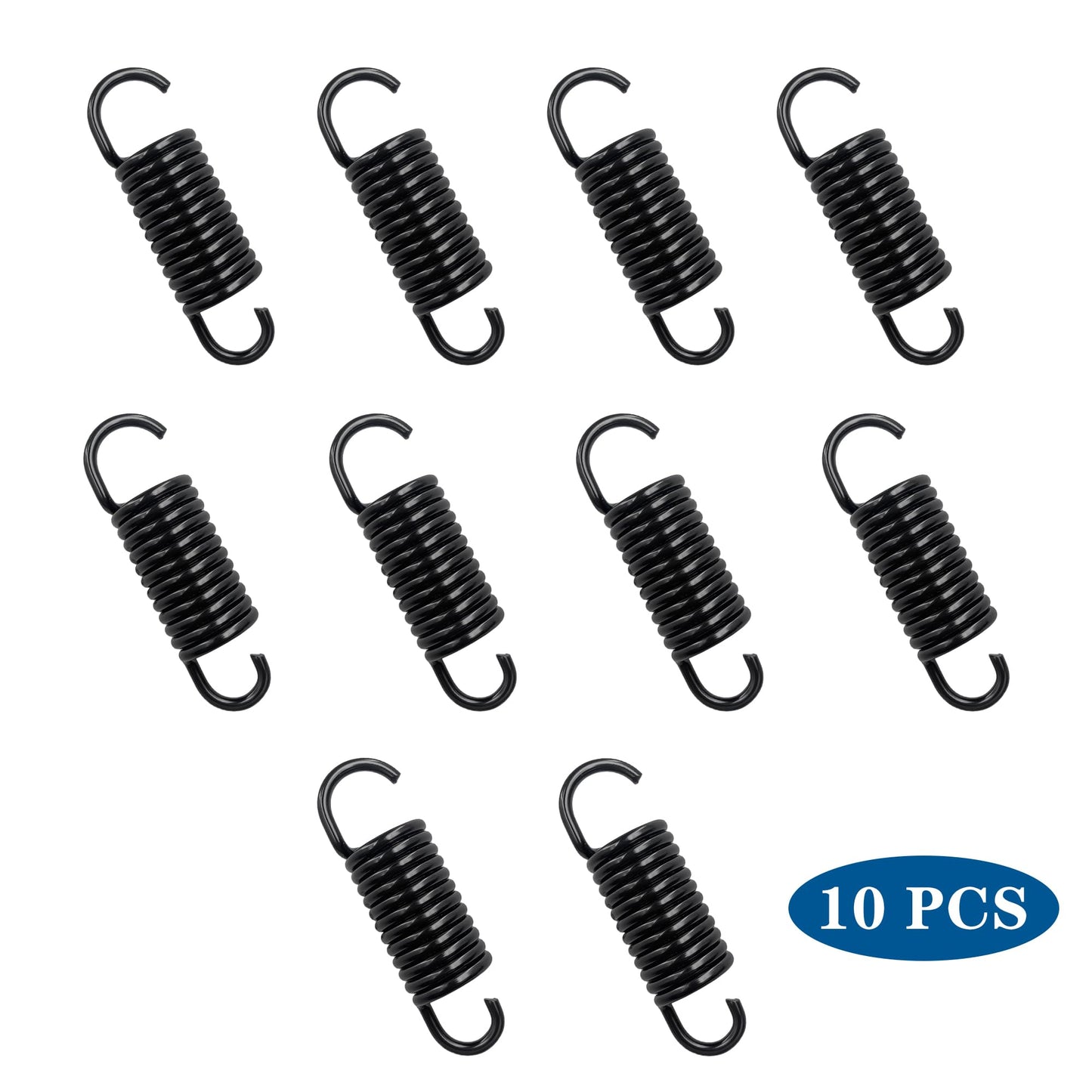 Dlfeue 10 Pcs 2-1/2 Inch Electric Recliner Mechanism Tension Spring