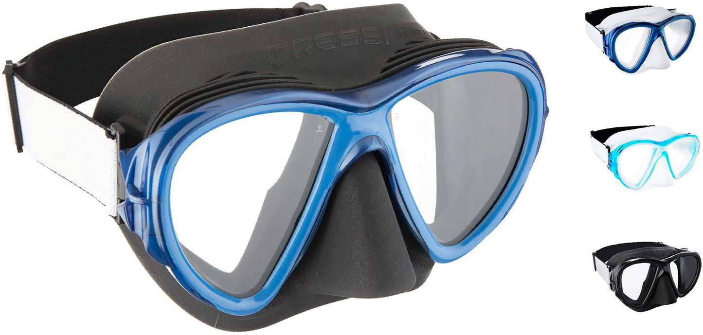 Cressi Fiji Mask - Diving & Snorkelling Mask, One Size, Unisex Adult