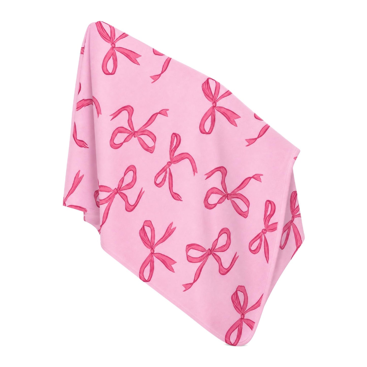 Maslasee Pink Bow Microfibre Beach Towel for Women, Soft Microfibre, Sand - Free, Lightweight Swimming Towel for Beach, Pool, Travel & Gifts