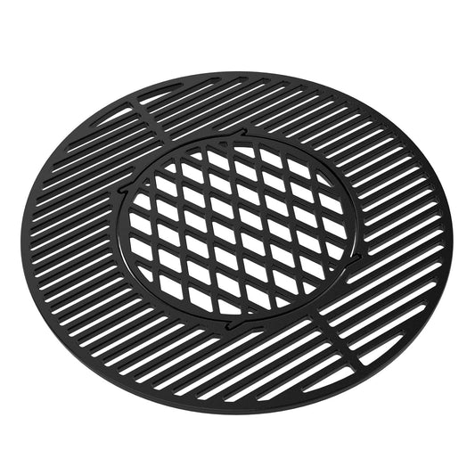 onlyfire Cast Iron Gourmet BBQ System Cooking Grate replacement for 57CM Weber Charcoal Grills