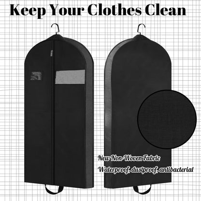 GSrenyu 60" Dress Bags Covers Long Garment Bags for Storage and Travel