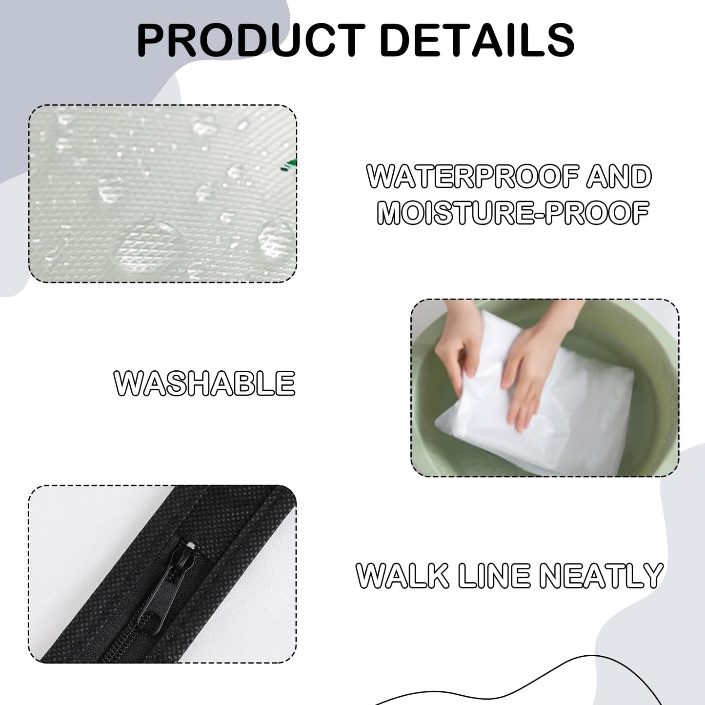 Dress Bags Covers long,2 PCS Dress Covers Garment bags Full Length,Garment Covers Translucent with Zip Waterproof Dustproof Long Dress Bags Covers