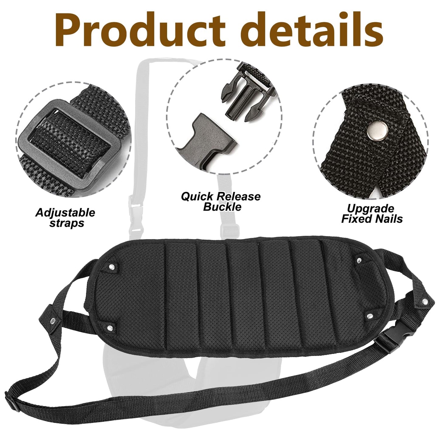 Airplane Foot Rest – Portable Adjustable Foot Hammock for Travel, Comfortable Foot Support for Flights and Road Trips