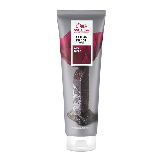Wella Professional Color Fresh Mask | Temporary Color Refresh Treatment |Semi-Permanent Hair Dye | Wash Out Colour |150ml | Rose Blaze
