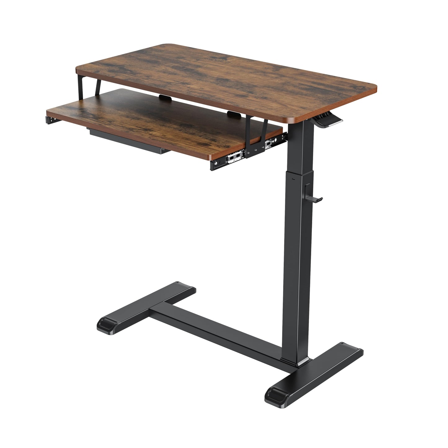 Fydeamer Mobile Standing Desk with Keyboard Tray