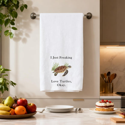 Yeeaulpa Turtles Gifts Kitchen Towels,Turtle Gifts for Women,Turtle Birthday Gifts,Turtle from the Seas,Marine Biology Gift,Seas Swimming