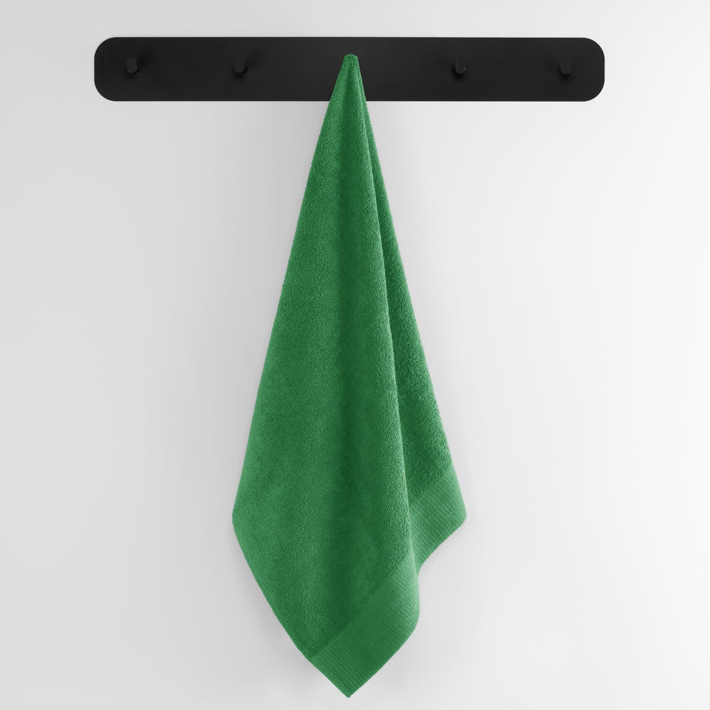 AmeliaHome Set 6pcs 4 Towels 50x100 cm and 2 Bath Towels 70x140 cm 100% Cotton Absorbent Green Amari