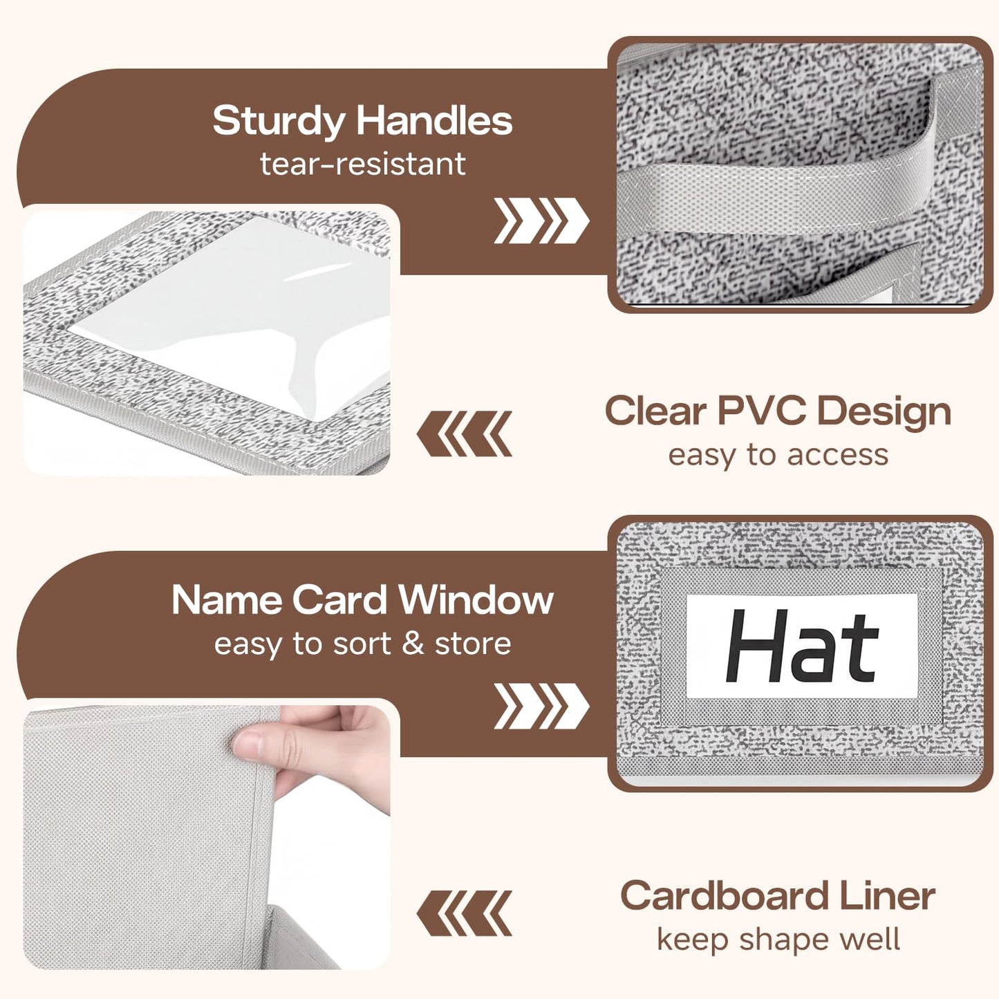 Homzixt Hat Storage Organizer, 1Pack, Holds 24 Ball Caps