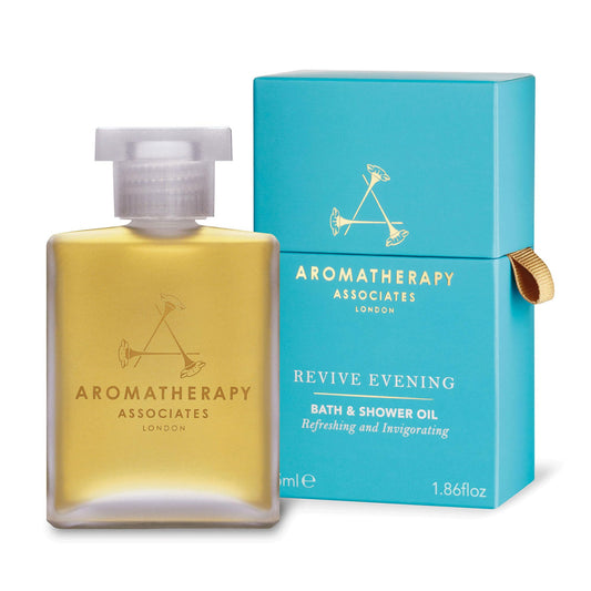 Aromatherapy Associates Bath and Shower Oil, Luxury Spa, Natural Bath, Bath Oil, Vegan, Cruelty Free, Environment Friendly (Revive Evening Bath and