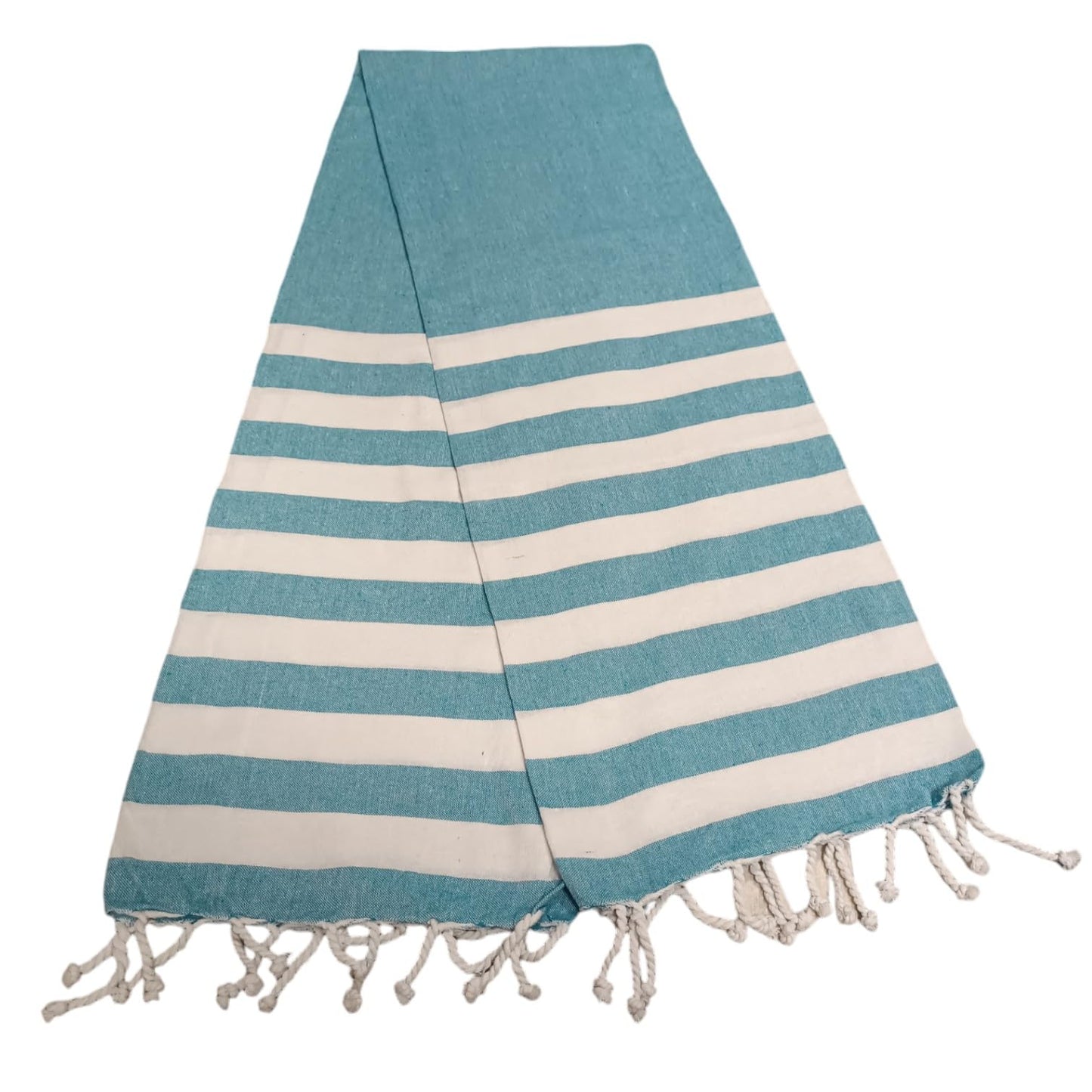Atout Ciel Beach Towel with Fringe 90 x 180 cm Blue