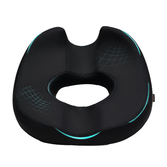 ZHOOGE Donut Pillow Donut Cushion Chair Seat Cushion - The Memory Foam Firm Coccyx Pad You Need for Comfort During Long Sitting at Office Chairs