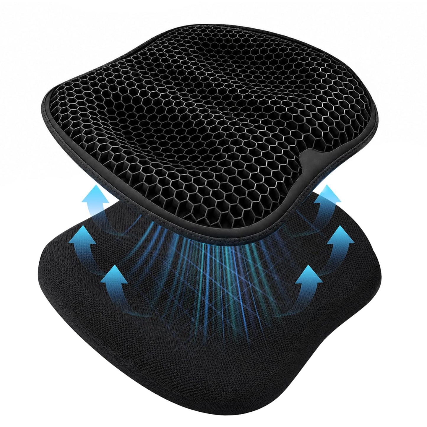 Yotako Honeycomb Cushion - Gel Seat Cushion, Large Size & Non-slip