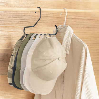 Mkono Hat Organizer for Baseball Caps Metal Hat Rack for Closet Set of 2 Baseball Cap Holder Hat Storage Organizer Holds up to 20 Caps,Black 2