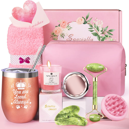 LIVEHITOP Birthday Gifts for Women, Pamper Gifts for Women, Birthday Presents Hampers Self Care Gifts Set for Her, Best Friends, Mum, Wife, Girls,