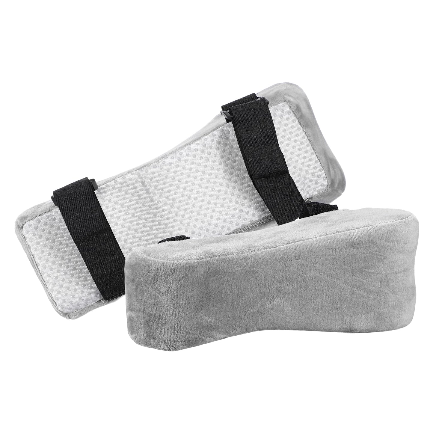 PATIKIL Office Chair Arm Pads, 1 Pair Office Chair Arm Cover Soft Office Chairs Armrest Pads Elastic Memory Foam Cotton Removable Washable for Desk