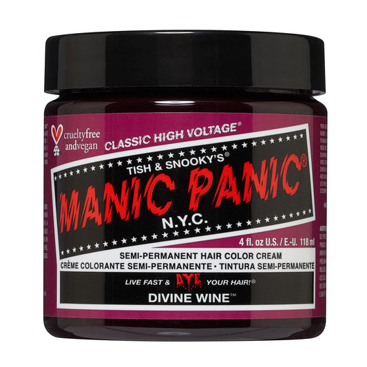 Manic Panic High Voltage? Classic Cream Formula Colour Hair Dye 118ml (Divine Wine)