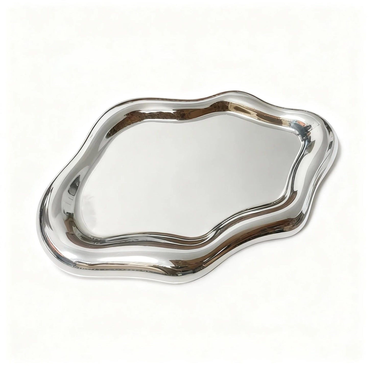 Personalised Trinket Dish Synthetic Metal Look Jewellery Dish Cloud Shaped Decorative Trinket Tray Storage Holder for Rings Watch Keys and Small