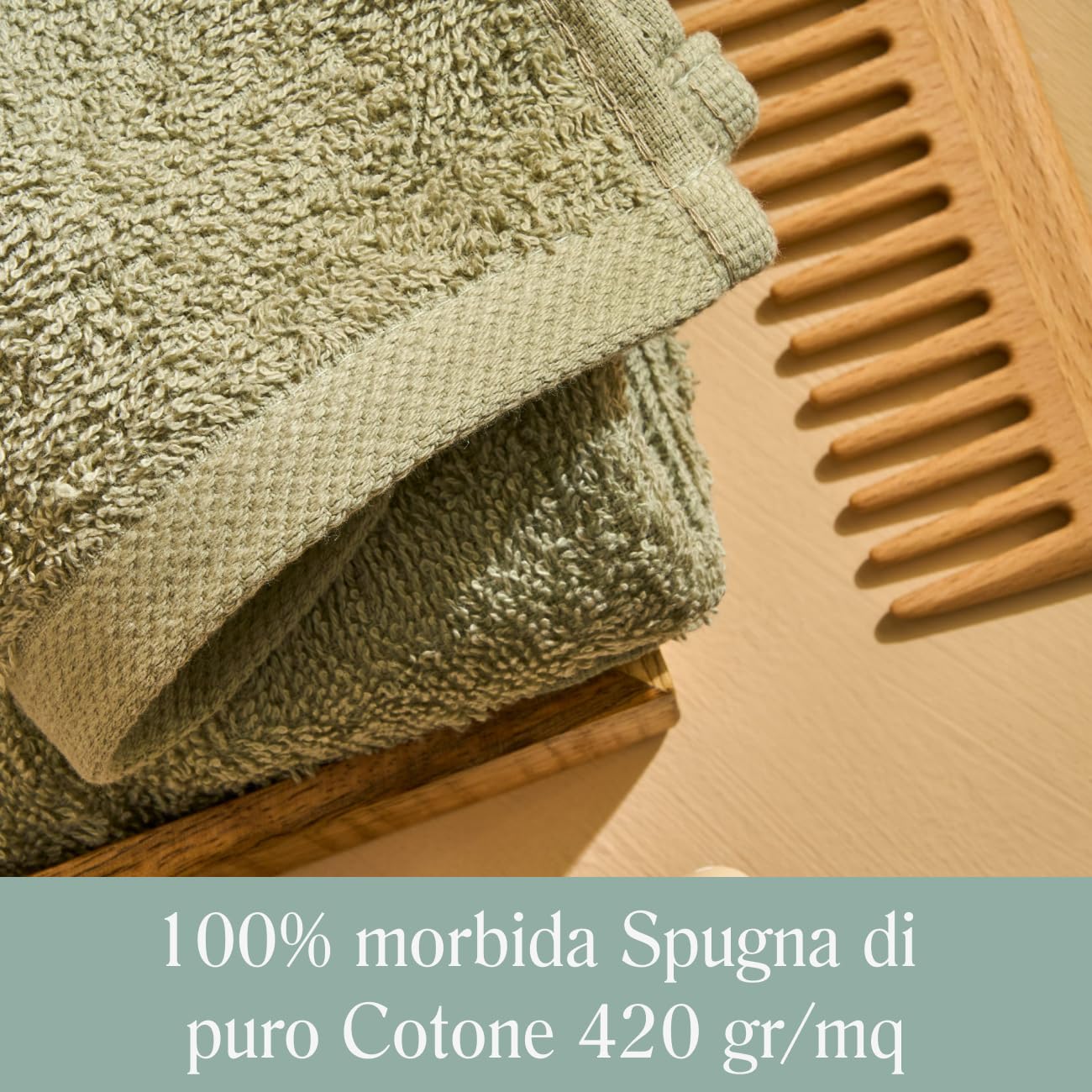 NELLA BIAGINI Minerva Bathroom Washcloths 30 x 30 cm, Set of 12, 100% Pure Terry Cotton, 420 g/m², Soft, Absorbent, Practical, Durable, Solid Colour