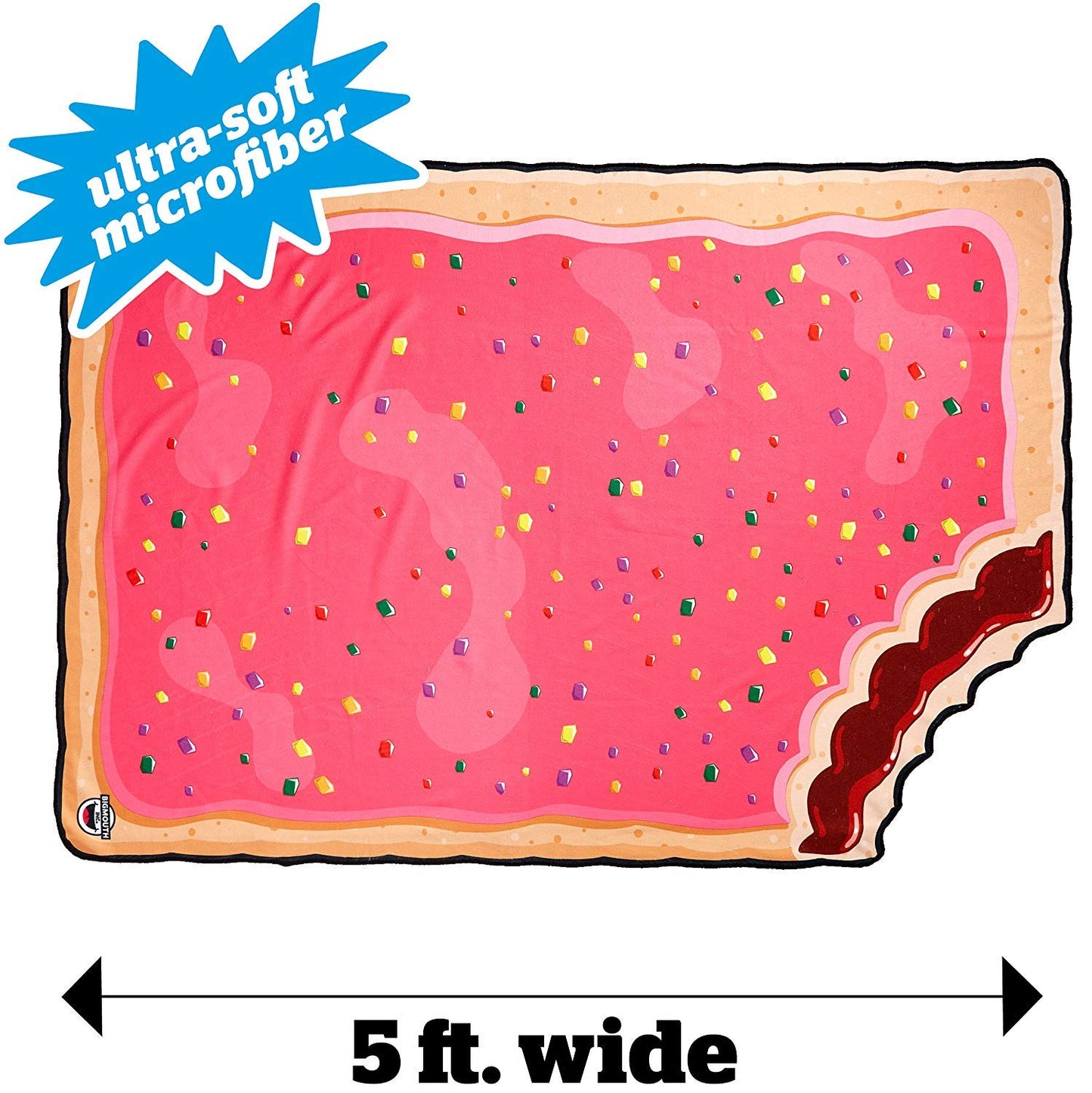 BigMouth Inc Giant Toaster Tart Beach Blanket